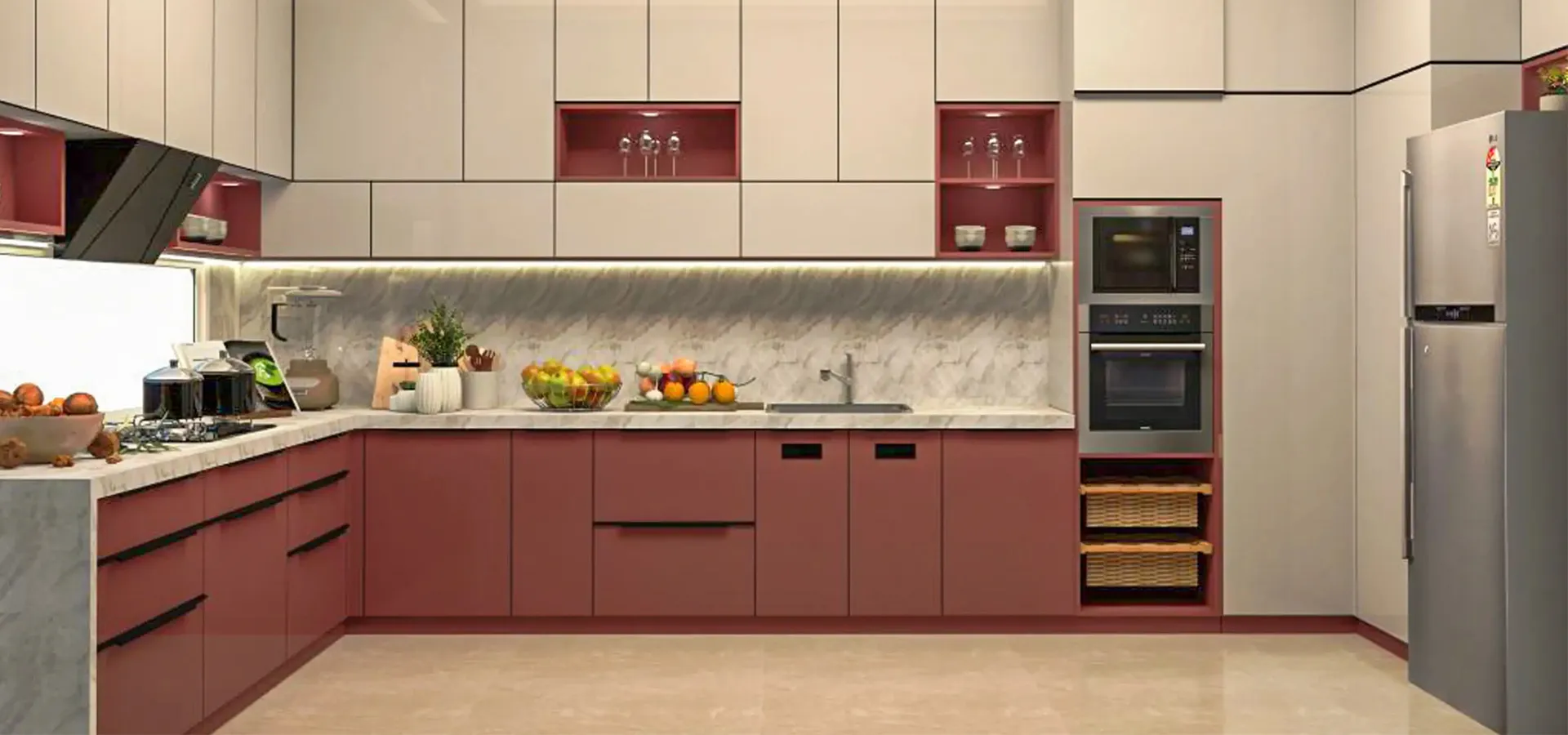 custom modular kitchen