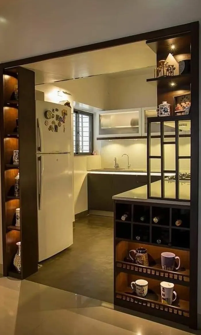 Modern Kitchen Partition Design